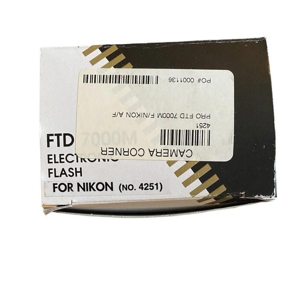 Promaster FTD 7000M Electronic Flash Motorized Zoom for Nikon #4251 NEW OPEN BOX